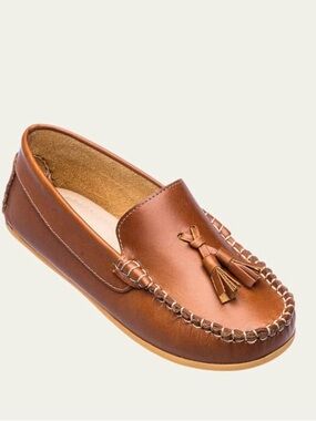 Elephantito Brown Tassel Monaco Toddler Loafer Shoes. Size 6. NWOT.